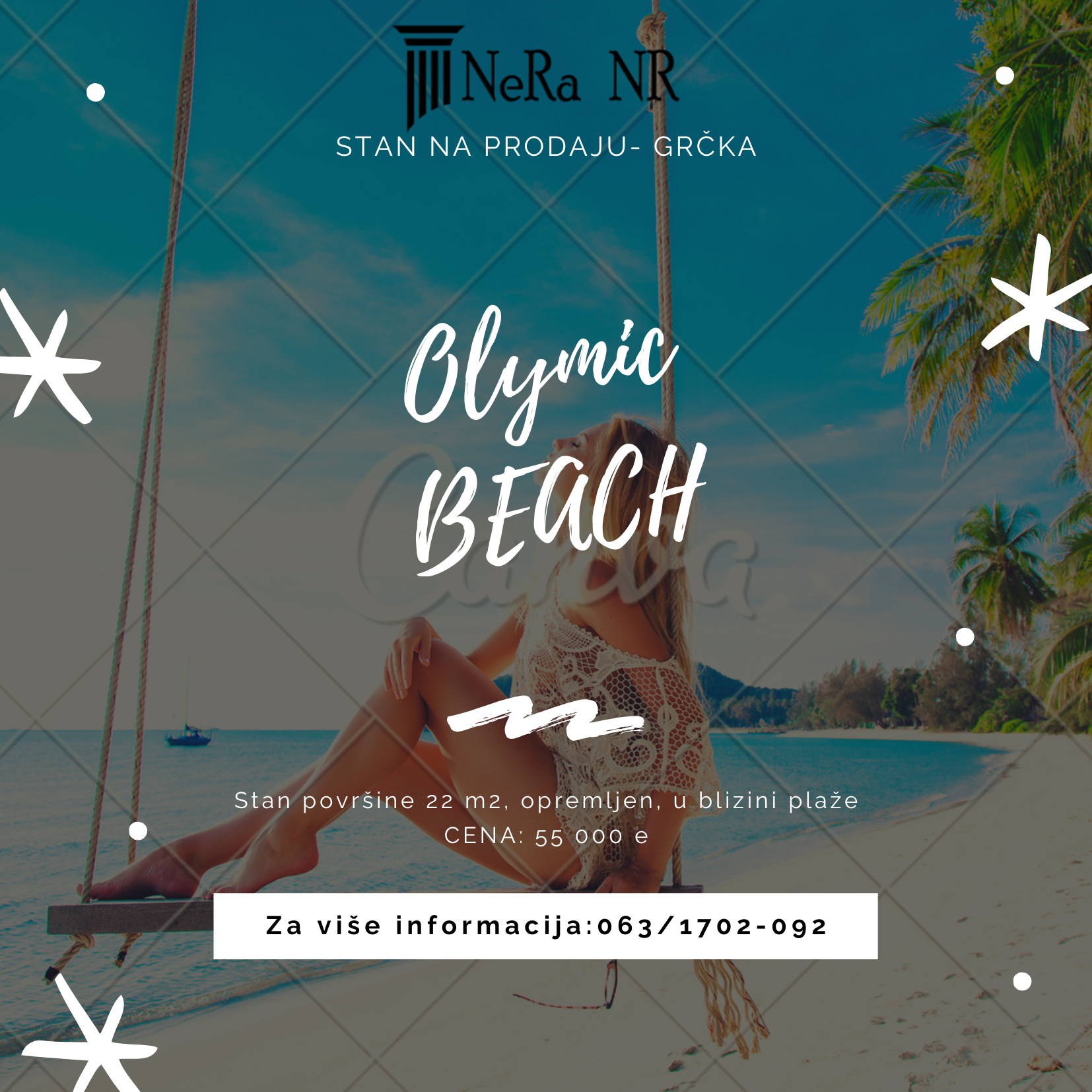 Stan na prodaju- Olympic beach-22 m2